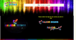 Desktop Screenshot of falcon-signs.com